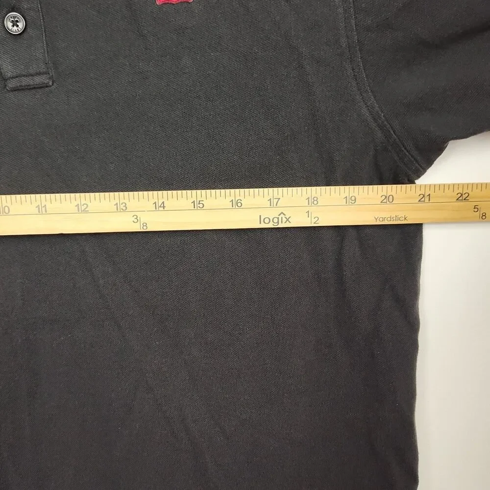 Levi's Polo Shirt Men's Size XL Black‎ Embroidered Logo Short Sleeves